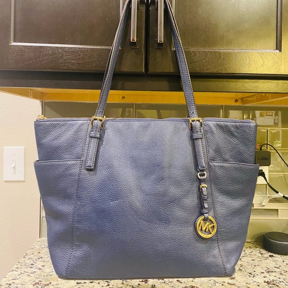 MICHAEL Michael Kors Handbags - Michael Kors Blue Leather Handbag